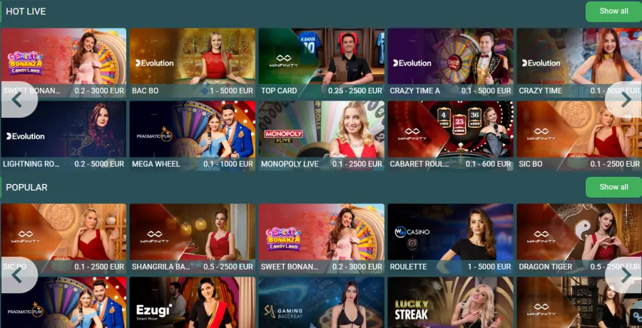 22 online casino